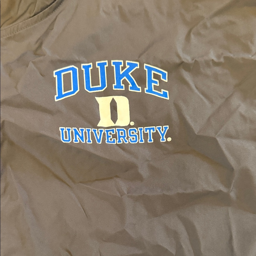 Champion Duke University Gray Hooded Pullover with Front Pocket - Picture 7 of 13